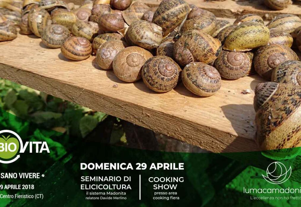 CamBiovita Expo – Lumaca Madonita sceglie Catania per innovazioni e showcooking