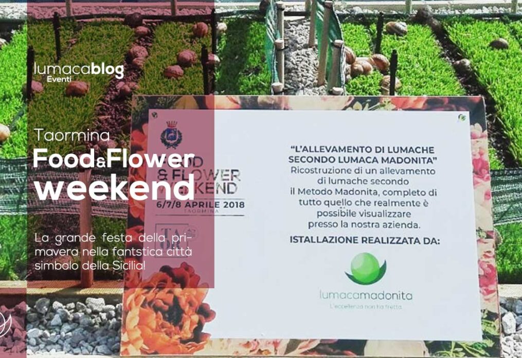 Taormina Food & Flower Weekend – Corsi di elicicoltura per la festa di primavera